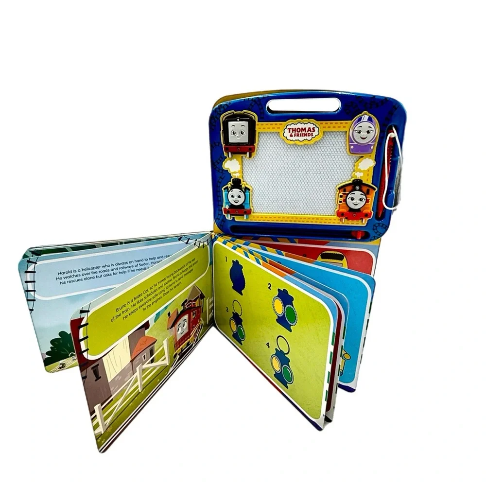 Thomas & Friends Magnetic Drawing Board & Book Learning Series Ships‎ Next Day